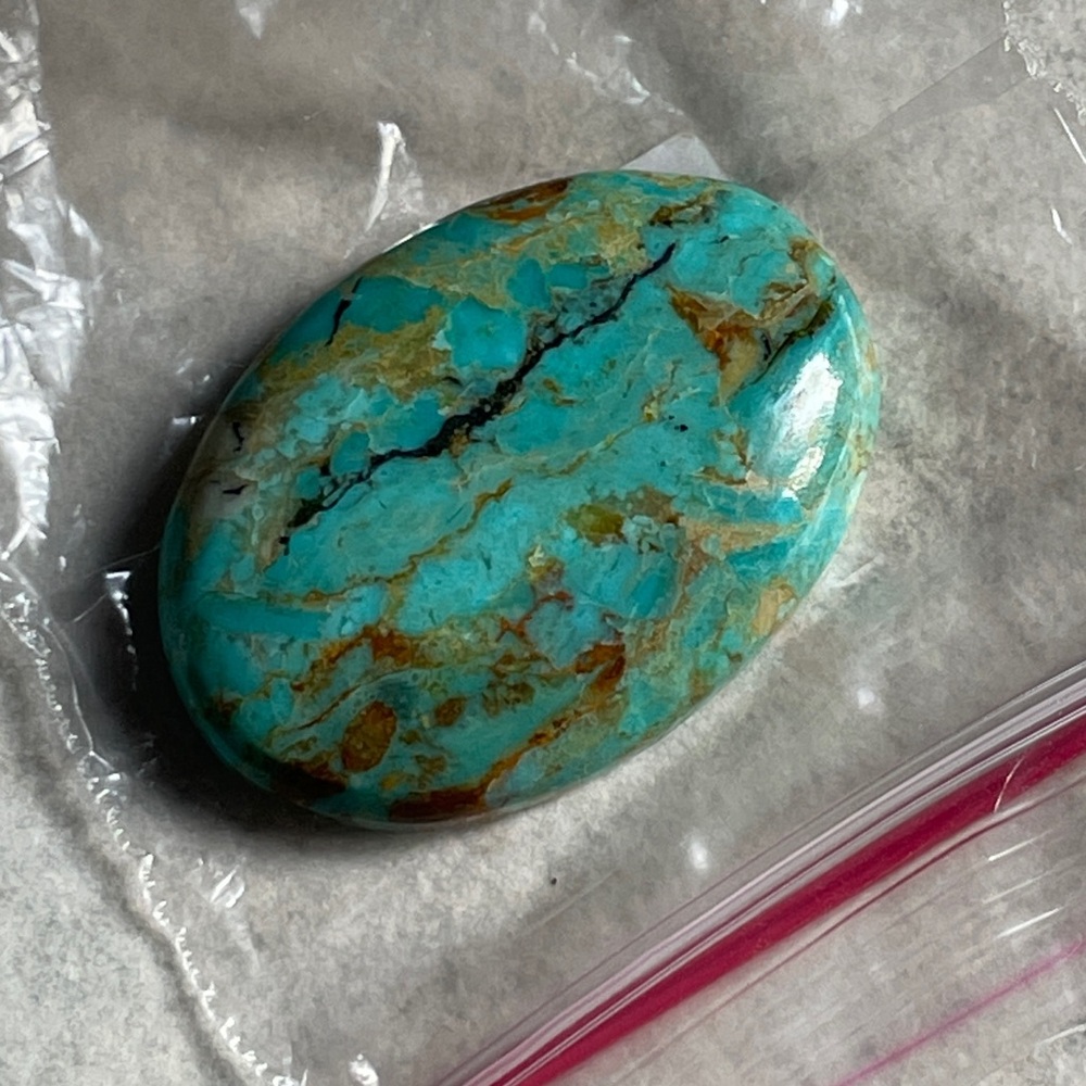 Natural turquoise cabochon jewelry making supplies crystal gemstone mineral cab